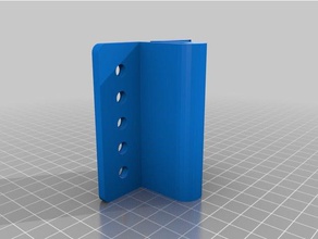 soporte dosificadoras de cristal 8 mm 5 salidas diy 3d print model - Mito3D