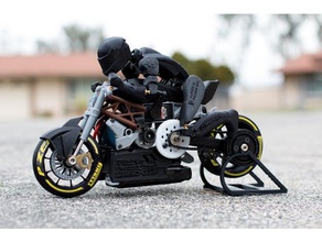 2016 ducati draxter conceito arraste moto rc r c veículos a motocicleta openrc rádio controlado 3d print model - Mito3D