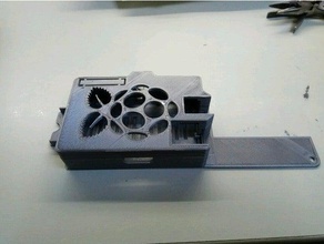traseira raspberry pi monte anet a8 Impressora 3d acessórios octoprint framboesa caso 3d print model - Mito3D