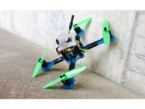 stretchbee r c araçlar 20cm x 20 armattan karbon fiber gerçek öfkeli piko blx yeşil arı miniquad dört quadcopter quadrocopter 3d print model - Mito3D