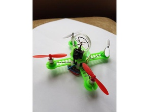 brushed quadcopter drone micro frame r c 3d print model - Mito3D