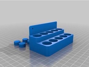 líquido de giz titular da bateria batom nada rodada A impressão 3d 3d print model - Mito3D