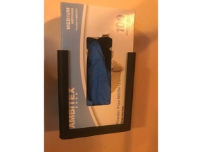 Nitril-Handschuh-box Wandhalter Werkzeug-Halterungen & - Boxen 3d print model - Mito3D