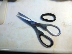 handles vinzer scissors kitchen & dining 3d print model - Mito3D