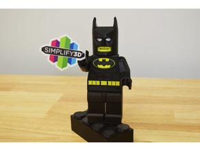 le géant de lego batman double extrusion mise à jour L'impression 3d legobatman 3d print model - Mito3D