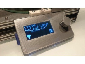 smintlcd dava kossel 3d yazıcılar glcd mini smintx6 3d print model - Mito3D