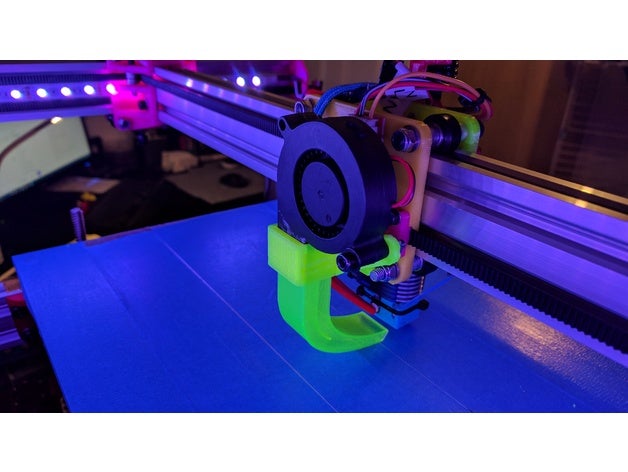 d-bot-c-bot-radial-Gebläse 3d-Drucker Teile c-bot Kühlkanal d-bot dbot 3D print model - Mito3D