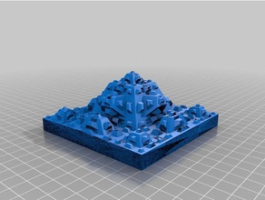 fiocco di neve koch per la matematica su misura 3d print model - Mito3D