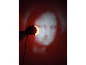 mona lisa, die stereographische Projektor Mathe-Kunst Lampe stereografische 3d print model - Mito3D