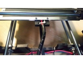 prusa i3 cama caliente cable de alivio tensión Impresora 3d accesorios 3d print model - Mito3D