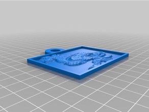 dj suki lithopane 2d sanat özelleştirilmiş 3d print model - Mito3D