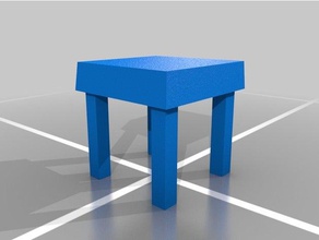 table de chevet L'impression 3d 3d print model - Mito3D