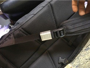borsa sciolto-end cravatta verso il basso organizzazione zaino elastico flessibile del filamento cinturino la timbuk2 3d print model - Mito3D