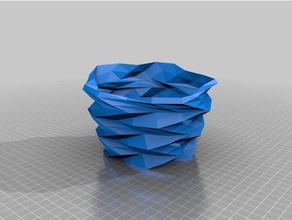 parametrische Pflanzen-Topf-Modell 2 Skulpturen 3d print model - Mito3D