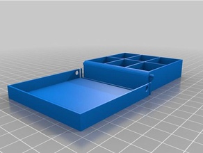 porta batterie containers customized 3d print model - Mito3D