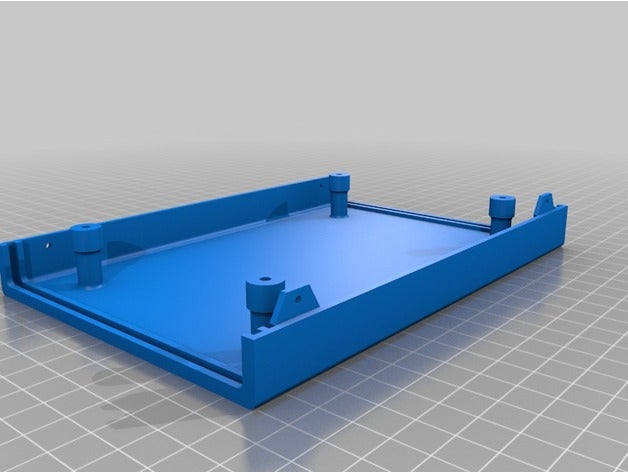 base - caja mixage final de l'électronique personnalisé 3D print model - Mito3D