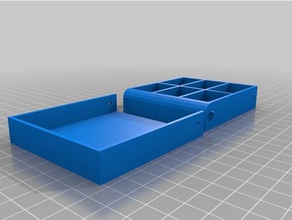 scatola batterie los contenedores personalizado 3d print model - Mito3D
