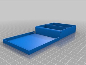 meu personalizada caixa de comprimidos organizador recipientes personalizado 3d print model - Mito3D