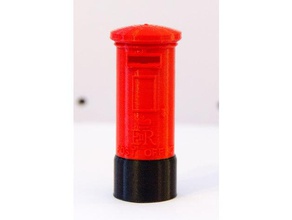 post box uk buildings & structures royal mail 3d print model - Mito3D