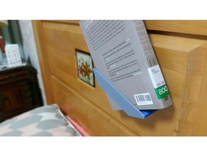 maakmake bookholder 1 diy bed book bookhanger bookstand shelf diybookholder 3d print model - Mito3D