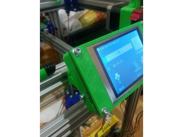 mks tft32 lcd del soporte Impresora 3d de las piezas 3D print model - Mito3D