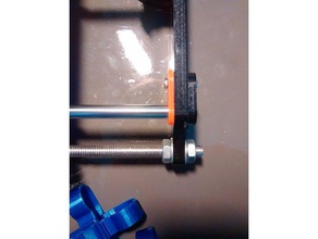 anet a8 rod vibration dampener 3d printer parts smooth dampening 3d print model - Mito3D