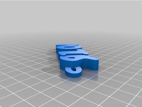 shiloh verona Anahtarlık özelleştirilmiş 3d print model - Mito3D