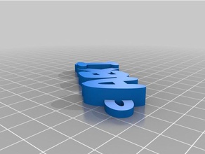 alexis verona Anahtarlık özelleştirilmiş 3d print model - Mito3D