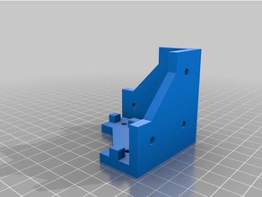 corner bracket 3-way 20mm standard extrusion profile 3d printer parts 3d print model - Mito3D