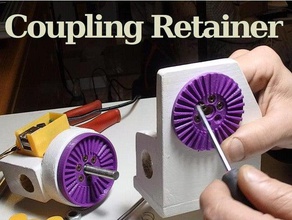 coupling retainer diy 3d print model - Mito3D
