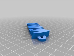 verona Schlüsselanhänger kundengebundene 3d print model - Mito3D