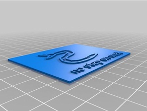 snek adım yok işaretler ve logolar 3d print model - Mito3D