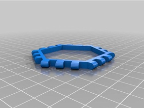 mania personalizado poliedros azul matemática 3d print model - Mito3D