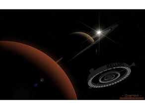 sci fi fantasía kellard orbital de la estación modelos scifi espacio 3d print model - Mito3D