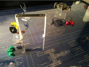 o movimento ponte x-wing fantasy flight não-oficial brinquedo & acessórios para jogos 3d print model - Mito3D