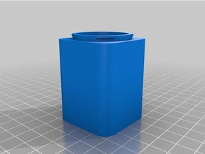 mon personnalisés magnétique pots les conteneurs personnalisé 3d print model - Mito3D