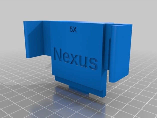 mon personnalisés universal dock de recharge - nexus 5x cas téléphone mobile personnalisé 3D print model - Mito3D