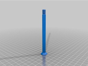 99mm float slotted screw parts customized 3d print model - Mito3D