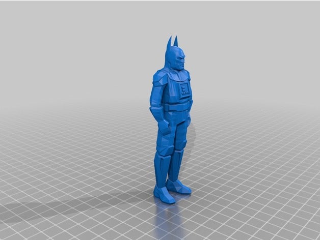 battrooper La impresión en 3d de batman diseño la estatuilla héroe lowpoly baja poli star wars stormtrooper swag 3D print model - Mito3D