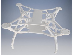 natura drone quadcopter frame design generativo r c i veicoli 3d print model - Mito3D