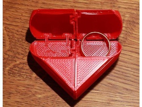heart box customizer sculptures customizable valentine 3d print model - Mito3D