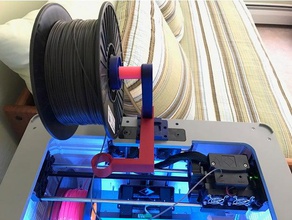 omnistand top mount filament guide 3d printer accessories 3d print model - Mito3D