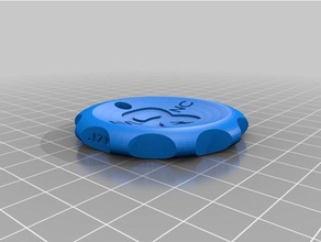crossfit pisgah maker coin coins & badges kettlebell makercoin 3d print model - Mito3D