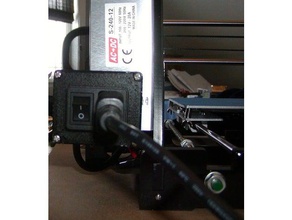 anet a8 switch box 3d-Drucker Teile power-Schalter - Schalter 3d print model - Mito3D
