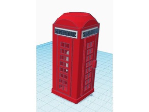 londra cabina telefonica modelli impressionante booth cool edifici majestic modello negozio di souvenir telefono 3d print model - Mito3D