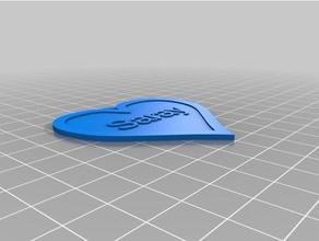 saray Herzen Spielzeug & Spiele kundengebundene 3d print model - Mito3D