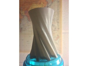 geared vase art educational 3d print model - Mito3D