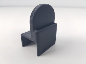 monitor mirror mounting bracket computer mount 3d print model - Mito3D