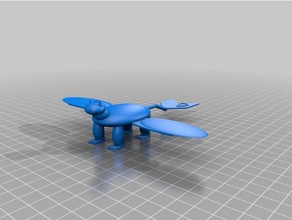 zahnlos trainieren Sie Ihre Drachen Skulpturen 3d print model - Mito3D