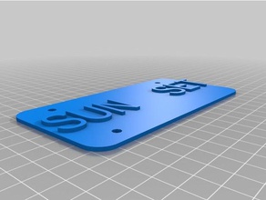 mi personalizados de la puesta sol personalizado 3d print model - Mito3D
